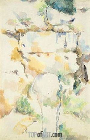 Paul Cezanne, Bibemus Quarry, watercolour